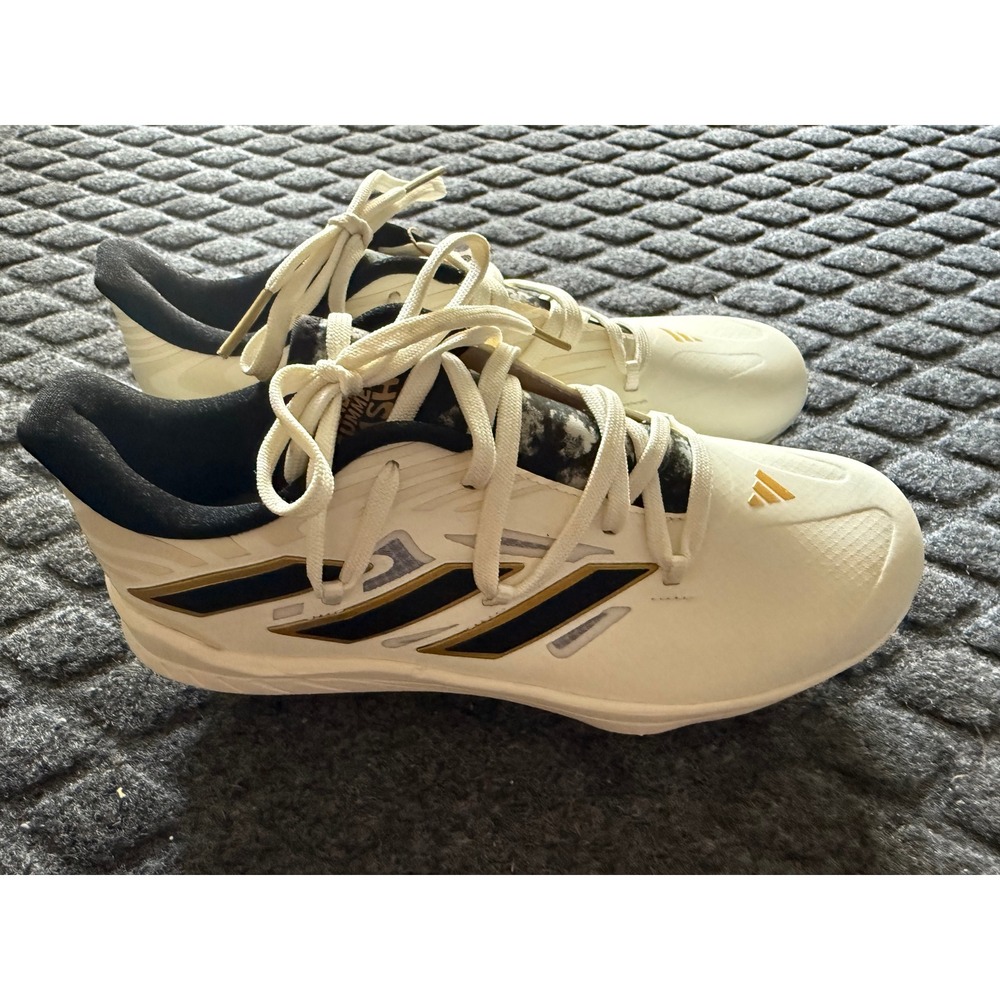 Adidas Adizero‎ Afterburner Baseball Cleats IG9616 Off White Gold MENS